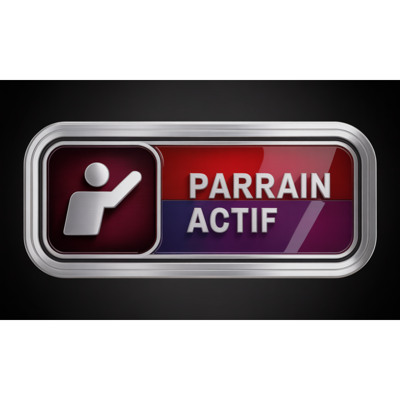Badge 2 : parrain actif